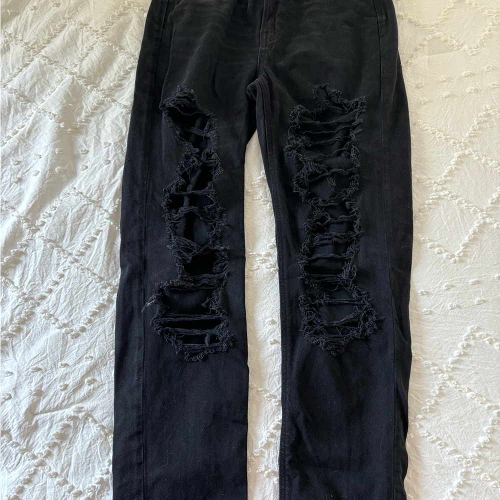 american eagle mom jeans
